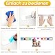 Magnetleiste Selbstklebend, 6 Stück Magnettafel Memotafel, Magnetleisten Magnetwand mit 10 Starke Magnete für Büro, Pinnwand, Fotowand, Dokumente, Kühlschrank, Küche