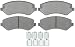 Raybestos PGD856AC Professional Grade Ceramic Disc Brake Pad Set
