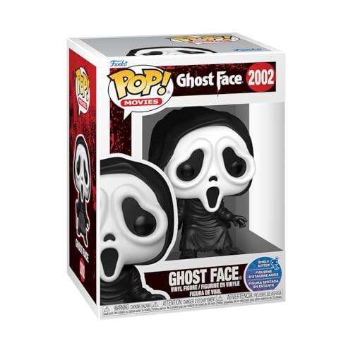 Funko POP! Vinyl: Ghost Face - Ghost Face - (Sit) - Figura in vinile da collezione - Idea regalo - Prodotto ufficiale - Giocattoli per bambini e adulti - Modello di figura per collezionisti