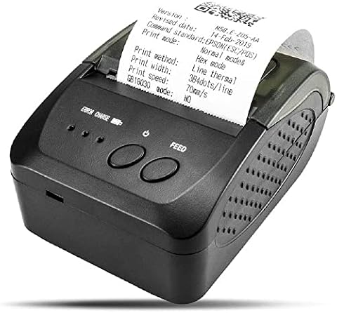 NETUM Bezprzewodowa drukarka termiczna Bluetooth, przenośna drukarka osobista, 5 cm, 58 mm, mini drukarka USB POS do restauracji, sprzedaży detalicznej, kompatybilna tylko z systemem Android 8.0/PC