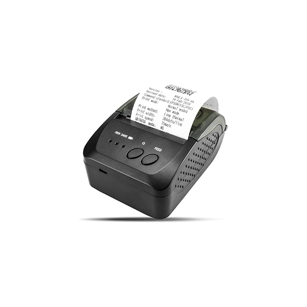 NETUM Bluetooth Receipt Printer, 58mm Mini Thermal POS Printer Portable Personal Bill Printer 2