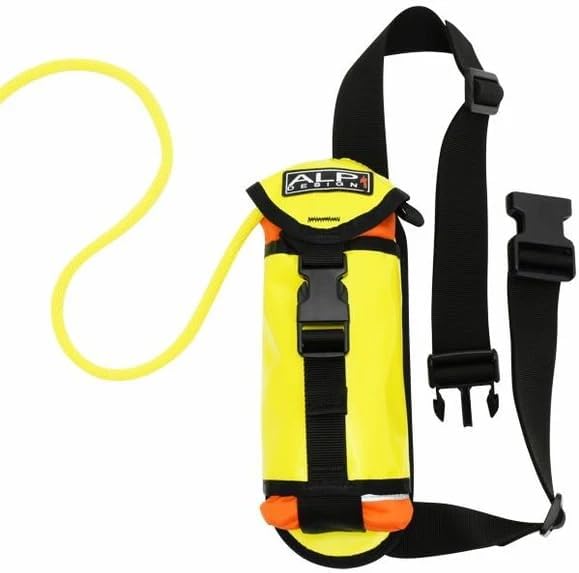 Kong Italy Professional Canyoning Launch Bag, PVC Outer Pouch with Cordura Inner Bag & 15.5m Polypropylene Rope, Durable Multifunctional Rescue Equipment