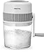 Gourmia GIC9635 Ice Shaver ? Manual Hand Crank Operated Ice Breaker with Stainless Steel Blades for Fast Crushing ? BPA Free
