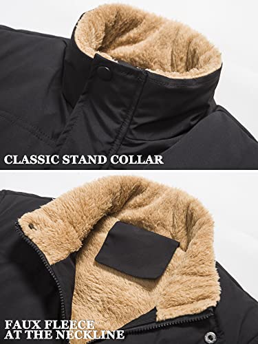 Xinyangni Men's Winter Warm Outdoor Padded Puffer Lightweight Vest Thick Fleece Lined Sleeveless Jacket Wine Blue 2Xl #TOP5