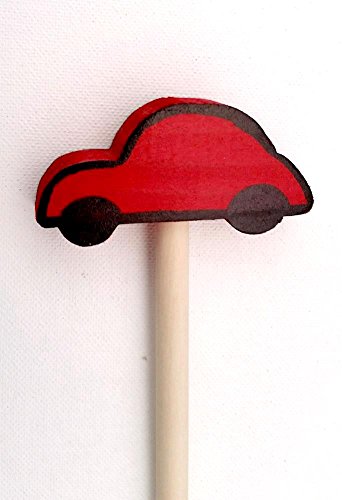 Wooden Pointer, AA-730CAR18-18" Made in USA w/3" CAR & red Rubber end Cap, Perfect for Smart Board Screen.