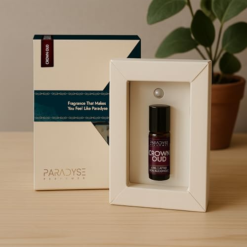 Image of Crown Oud Attar | Non-Alcoholic Perfume Oil Roll on | Luxury Attar | Premium and Long lasting | 6 ml