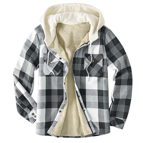 Chemise matelassée thermique à carreaux idéale pour les balades en forêt et le jardinage