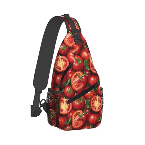 Sac à bandoulière tomates pour voyage et randonnée active