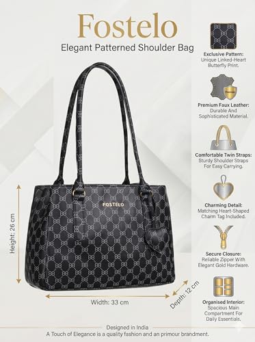Image of Fostelo Women's Riverside Satchel Tote Handbag for Women | Ladies Purse | Stylish Shoulder Bag | Gift For Women