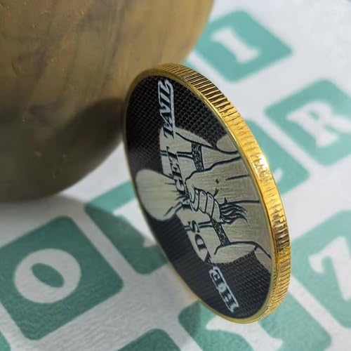 2pcs funny heads and tails coin heads i get tail coin i get head coin double side double side challenge coin lucky coin token funny prank gifts for men women