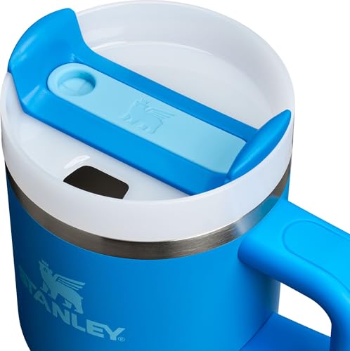 Image of STANLEY Quencher H2.0 Tumbler with Handle and Straw 20 oz | Flowstate 3-Position Lid | Cup Holder Compatible for Travel | Insulated Stainless Steel Cup | BPA-Free | Azure