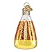 Old World Christmas Candy Corn Glass Ornament Halloween 26084.
