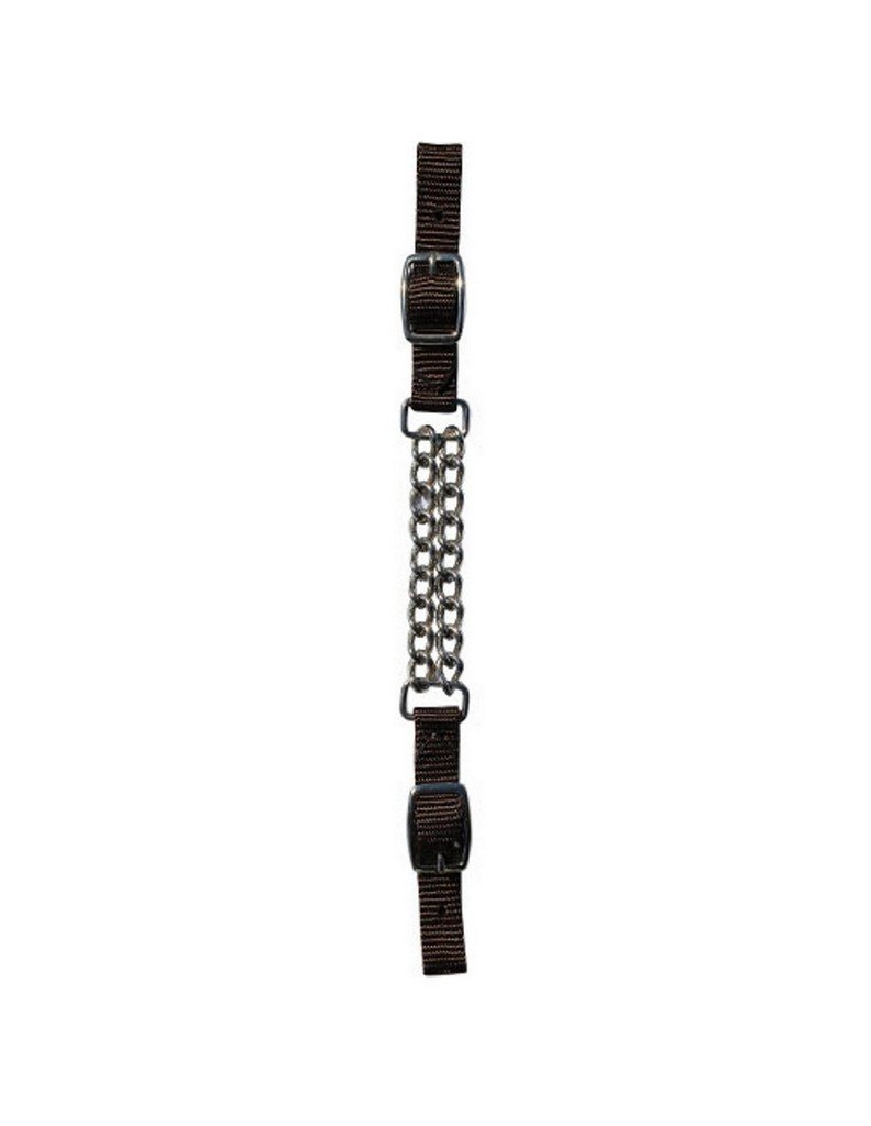 Pro Choice Nylon Curb Chain: Double Flat Chain - CHOCOLATE 3/4 WIDE CHAIN