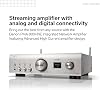 Amplificador integrado de estéreo Denon PMA-900HNE (85W x 2), certificado Hi-Res | Circuito avanzado de alta corriente, HEOS integrado, Bluetooth y AirPlay 2, control por voz con Amazon Alexa, ecualizador de fono MC y MM 4