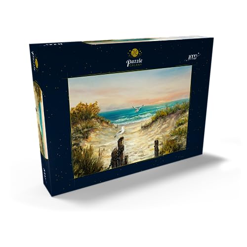 Dune della Spiaggia dell'oceano con Erba Marina