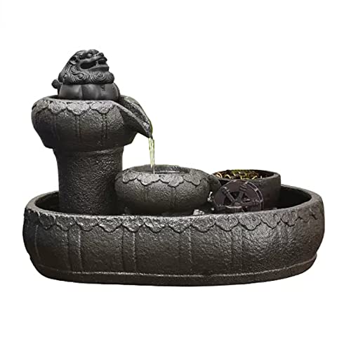Fontaine de table en céramique miniature pour décoration de bureau - 2