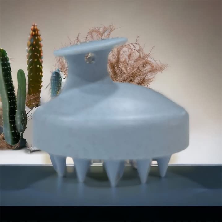 Miniatura 4 de Cepillo desenredante ecológico con masajeador de cuero cabelludo, nudo anitario para un cabello suave y sin encrespamiento, exfoliante para cuero