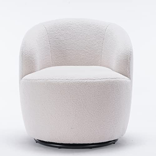 Sillón Plegable Redondo Blanco miniatura 1