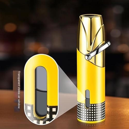 Encendedor metálico portátil con llama ajustable miniatura 5