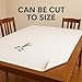 Dependable Industries inc. Essentials Felt Back Vinyl Table Pad – Cut-to-Fit Waterproof Table Protector with Flannel Backing – Heat-Resistant Dining Table Cover, 52
