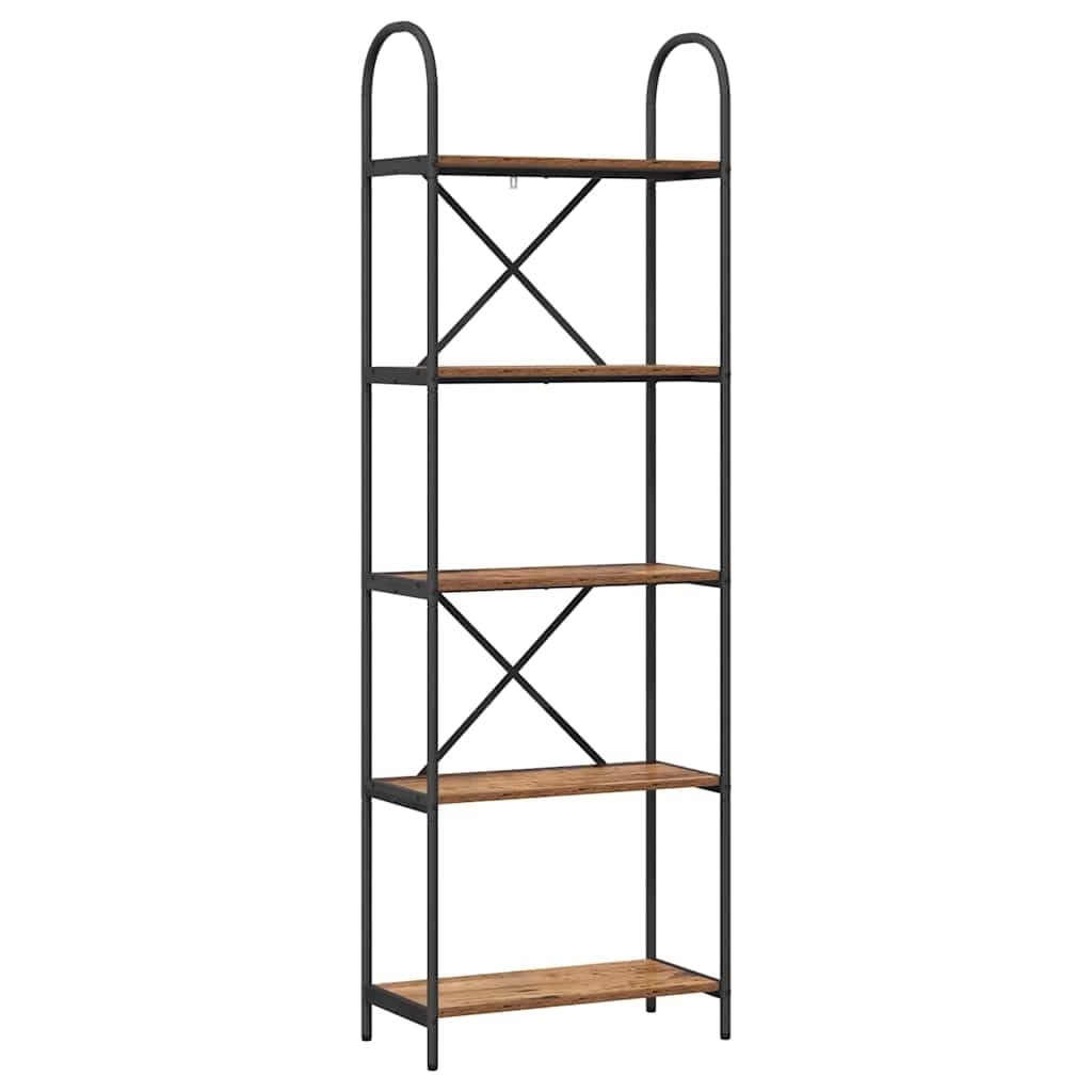Libreria 5 Livelli 60x30x183 cm Scaffale Industriale