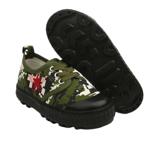 Kids Retro Camouflage Canvas Shoes Outdoor Sports Tennis Sneakers for Boys Girls3