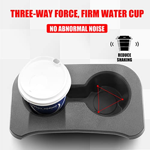 Mabett Removable Rear Dual Cup Holder For Ford Bronco 2021 2022 2023 2/4 Door Bronco Accessories（Not For Bronco Sport #TOP2