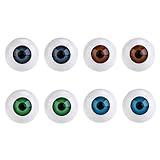 Hinweis: Diese Augen sind halb rund, flach in die andere Seite und hohl.