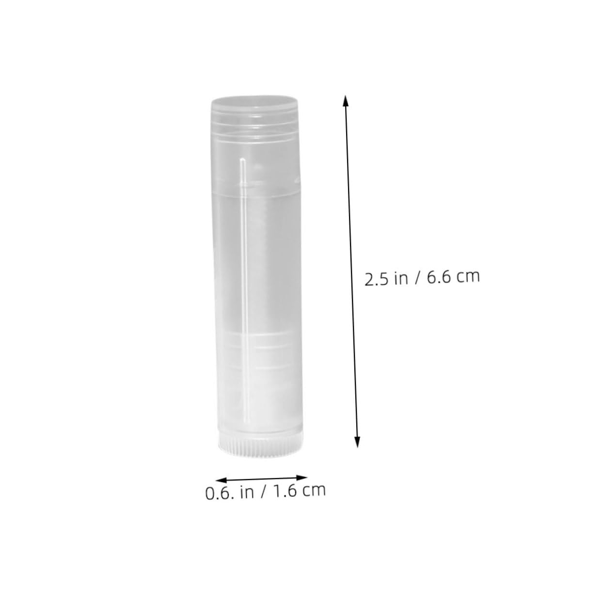 Lippenbalsam Tuben 100 Stück Pp Transparente Deckel, Nachfüllbar