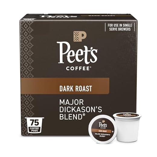 Peet's Dark Roast K-Cup Pods - 75 Pack