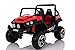 Produktbild RIRICAR Kinderauto Elektro, NEU RSX Buggy, Rot, 2 Sitzer, mit 2,4-GHz Fernbedienung, 36 Monate - 8 Jahre, 2x12 V Batterie