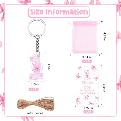 Image of Party Favors Theme Baby-Shower Keychain Set