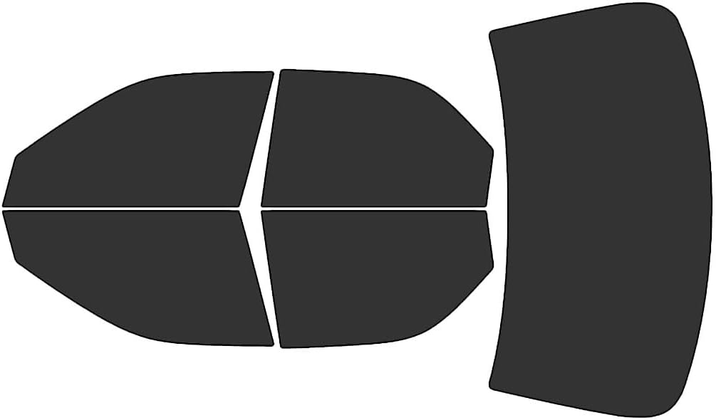 Rvinyl Window Tint Kit Compatible with Toyota Camry 1997-2001 - Black 20% - Single Ply No Bubble Film - Do it Yourself Vehicle Complete Precut Kit