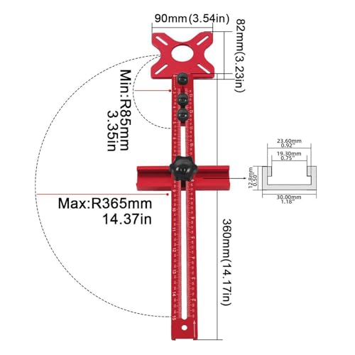 Support de fraisage de routeur 4 en 1 et plaque d'insertion de table