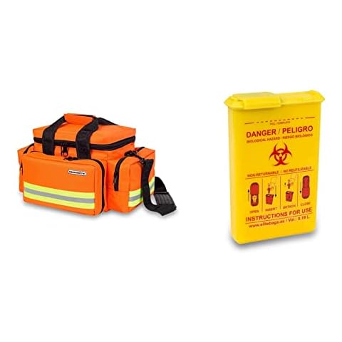 Elite Bags, EMS, Bolsa de emergencias Amplia y Resistente & Elite Bags, Combio's contenedor material biocontaminado de bolsillo amarillo Cover