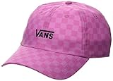 vans pink old skool mens  Vans Damen Court Side Printed Hat Baseball Cap, Pink (Fuchsia Pink Checkerboard Vdf), One Size (Herstellergröße: OS)