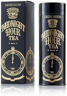 TWG Tea | Midnight Hour Tea | Black Tea | Lemongrass & Tropical Fruits | Haute Couture Tin, 100g | Gift Set
