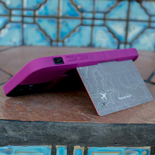 Smartish Iphone 12 Pro Max Wallet Case - Wallet Slayer Vol. 2 [Slim Protective Kickstand] Credit Card Holder (Silk) - Blues On The Green #TOP6