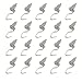 Ozzptuu 20Pcs Professional Adjustable Picture Hanger Hanging Hooks Art Gallery Display Hanging System Accessories