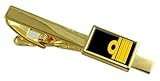 dienstgrade bundeswehr Hand Made Select Gifts Royal Navy Abzeichen Dienstgrad Konteradmiral Gold-ton Tie Clip Wählen Sie Geschenk Tasche
