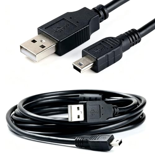 Image of 1 Pack 1.5m Mini USB Cable,USB A to Mini B Charging Data Transfer Cord