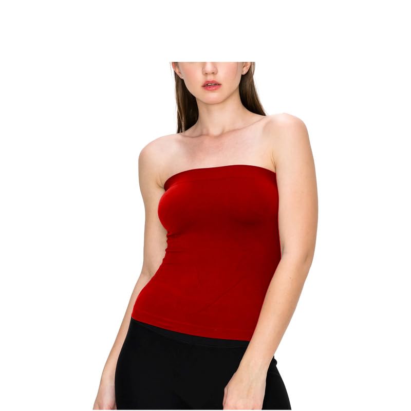 Gilet bandeau uni pour femme bustier tube d'été noir
