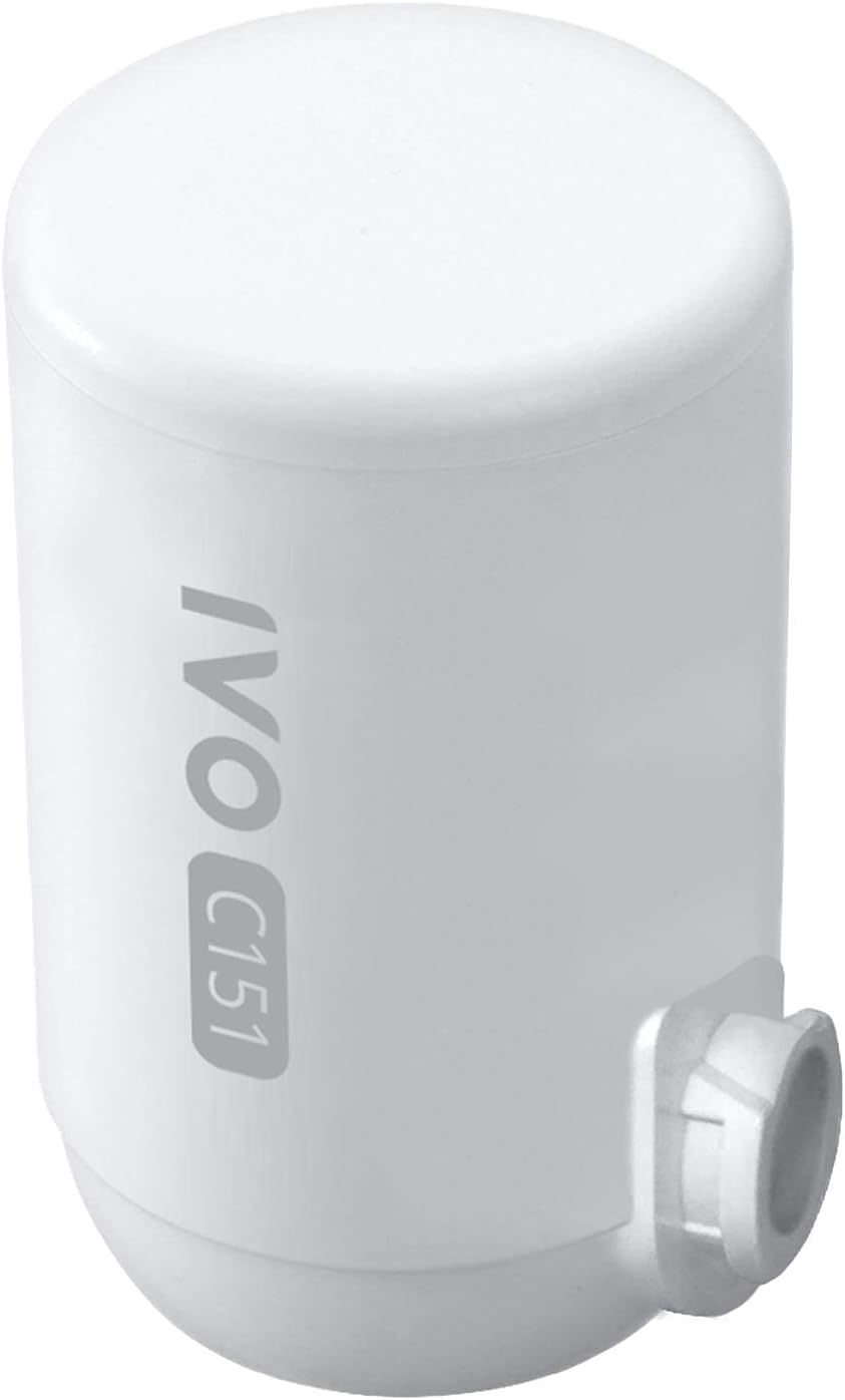 IVO Replacement Water Filters (x1 lasts for 4 months) – 4-Stage Filtration with NSF-Approved Technology – Removes Contaminants down to 0.1 Micron, Retains Healthy Minerals