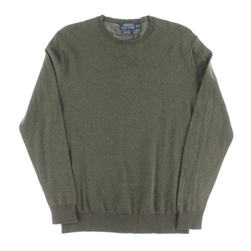 Polo Ralph Lauren Mens Big & Tall Cotton Crew Neck Sweater Green M
