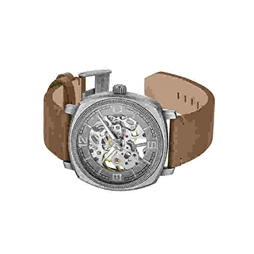 Image of Kenneth Cole Silver Dial Mechanical Hand Wound Watch for Men-KCWGE0020701MN