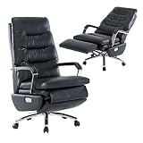 HESL Electric Power Office Chair, Reclining Office Chair with Footrest, Big and Tall Office Chair wi