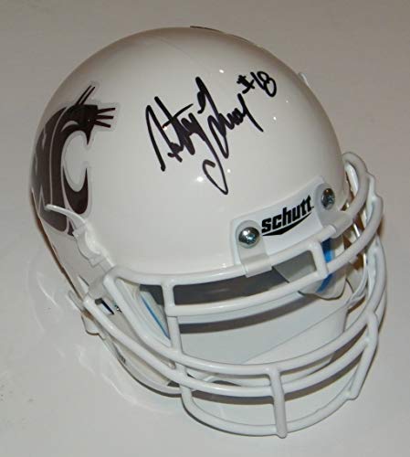 Mark Rypien Washington State Cougars NCAA Hand Signed Mini Replica Football Helmet