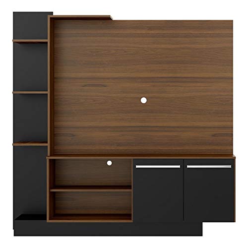 Estante Home Theater P/tv até 55 Pol. Denver Multimóveis Madeirado/preto