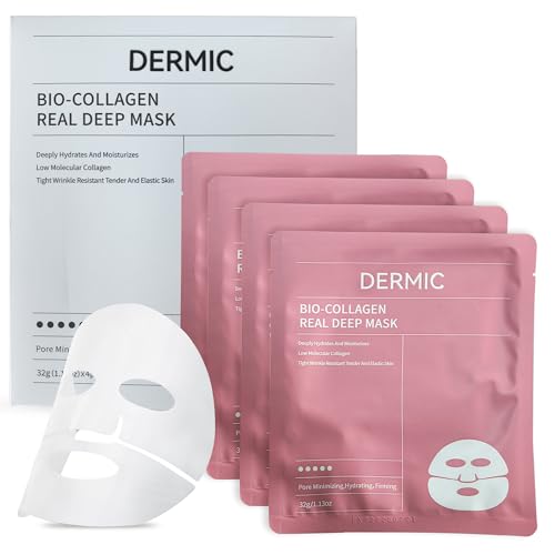 DERMIC Bio-Collagen Face Mask – Deep Hydrating Overnight Korean Skincare for All Skin Types