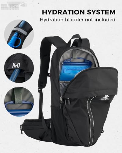 AiryLeben 25L Hiking Backpack with Rain Cover